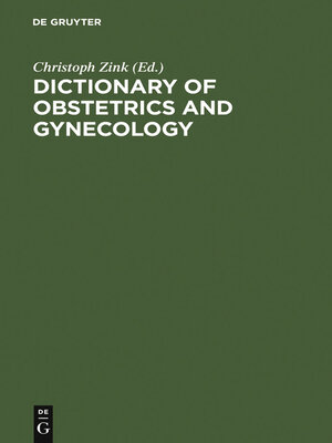 cover image of Dictionary of Obstetrics and Gynecology